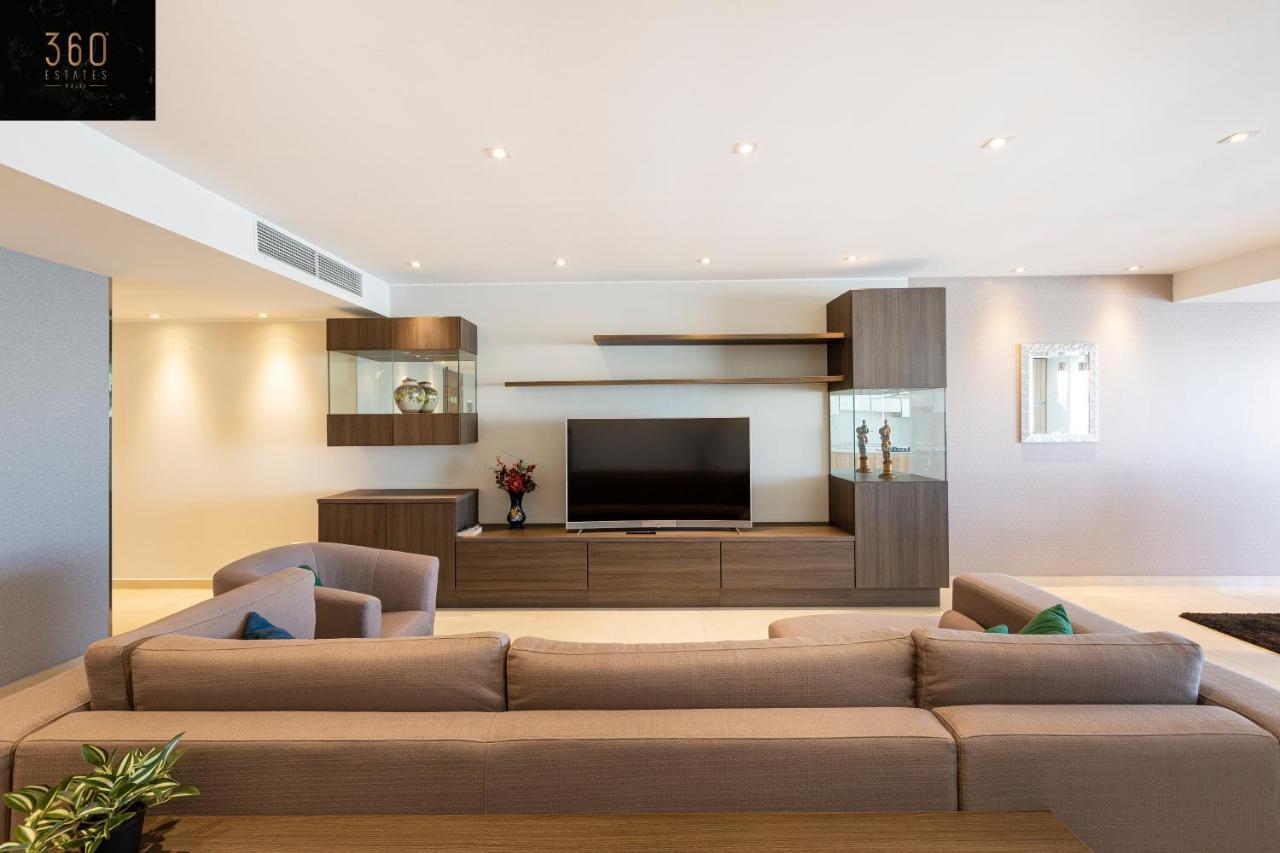 Seafront, Designer Apt With Private Terrace & Wifi By 360 Estates Pieta Экстерьер фото