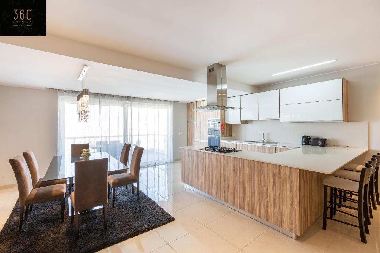 Seafront, Designer Apt With Private Terrace & Wifi By 360 Estates Pieta Экстерьер фото