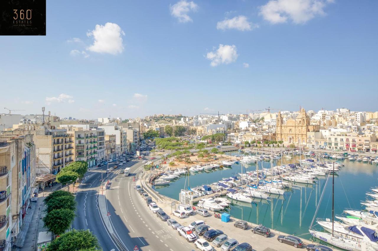 Seafront, Designer Apt With Private Terrace & Wifi By 360 Estates Pieta Экстерьер фото