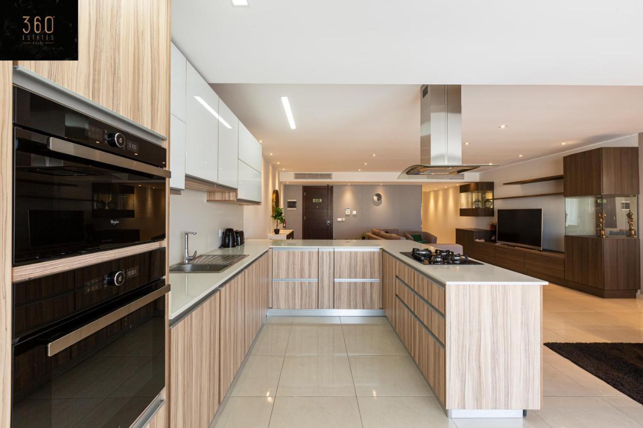 Seafront, Designer Apt With Private Terrace & Wifi By 360 Estates Pieta Экстерьер фото